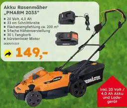 Globus Baumarkt PRIMASTER Akku Rasenmäher ,,PMARM 2033" Angebot