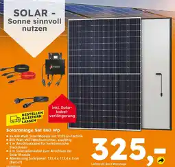 Globus Baumarkt Solaranlage Set 860 Wp Angebot