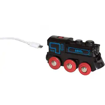Netto Marken-Discount BRIO Spielfahrzeug World Schwarze Akku-Lok mit Micro-USB Angebot