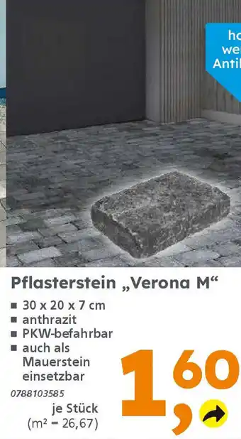 Globus Baumarkt Pflasterstein „Verona M❝ Angebot