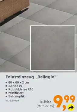Globus Baumarkt Feinsteinzeug „Bellagio" Angebot