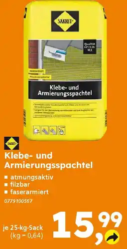 Globus Baumarkt SAKRET Klebe- und Armierungsspachtel Angebot