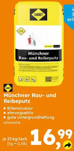 Globus Baumarkt SAKRET Münchner Rau- und Reibeputz Angebot