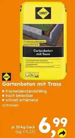 Globus Baumarkt SAKRET Gartenbeton mit Trass Angebot