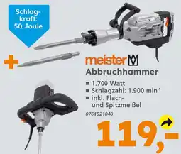 Globus Baumarkt meister Abbruchhammer Angebot