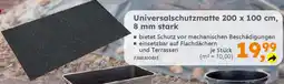 Globus Baumarkt Universalschutzmatte 200 x 100 cm, 8 mm stark Angebot