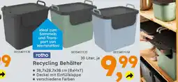 Globus Baumarkt rotho Recycling Behälter Angebot