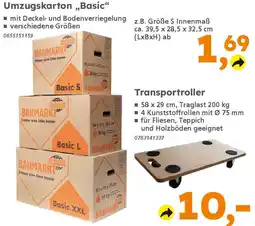 Globus Baumarkt Umzugskarton „Basic" Angebot