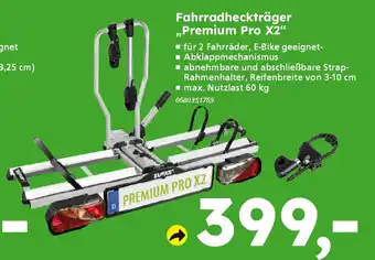 Globus Baumarkt EUFAB Fahrradheckträger ,,Premium Pro X2" Angebot