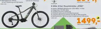 Globus Baumarkt ZUNDAPP E-Bike 27,5er Mountainbike „X900" Angebot