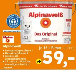 Globus Baumarkt Alpinaweiß Angebot