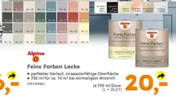 Globus Baumarkt Alpina Feine Farben Lacke Angebot
