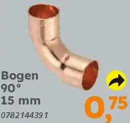 Globus Baumarkt Kupfer zum Löten Bogen 90° 15 mm Angebot