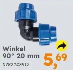 Globus Baumarkt PE zum Schrauben Winkel 90° 20 mm Angebot