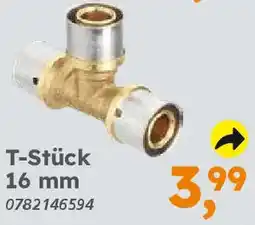 Globus Baumarkt Alu-Verbund zum Pressen T-Stück 16 mm Angebot