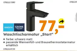 Globus Baumarkt QUICKFIX GROHE Waschtischarmatur „Start" Angebot