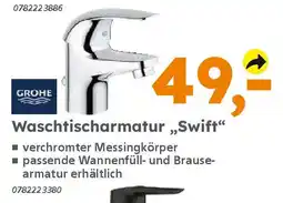 Globus Baumarkt GROHE Waschtischarmatur,,Swift" Angebot
