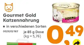 Globus Baumarkt Gourmet Gold Katzennahrung Angebot