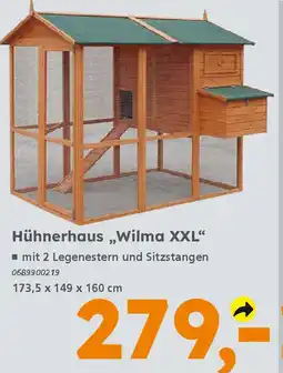 Globus Baumarkt Hühnerhaus „Wilma XXL" Angebot