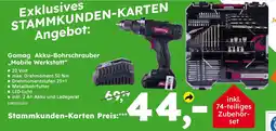 Globus Baumarkt Gomag Akku-Bohrschrauber ,,Mobile Werkstatt" Angebot