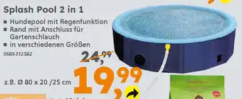 Globus Baumarkt Splash Pool 2 in 1 Angebot