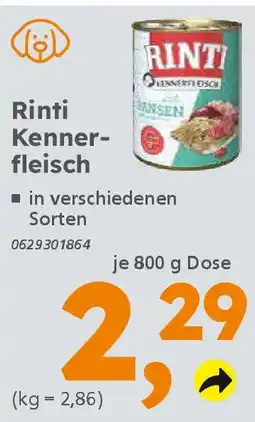 Globus Baumarkt Rinti Kennerfleisch Angebot