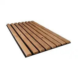 toom Baumarkt Kosche Outdoor-Akustikpaneel 'HydroLine' Thermo-Fichte gehackte Oberfläche 2400 x 561 x 19 mm Angebot