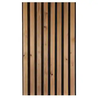 toom Baumarkt Kosche Outdoor-Akustikpaneel 'HydroLine' Thermo-Fichte gehackte Oberfläche 2400 x 561 x 19 mm Angebot