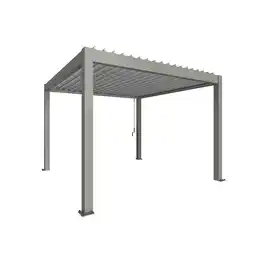 toom Baumarkt Biohort Pergola Gr. 3,5 x 3,5 quarzgrau 367,5 x 367,5 cm Angebot