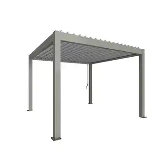 toom Baumarkt Biohort Pergola Gr. 3,5 x 3,5 quarzgrau 367,5 x 367,5 cm Angebot