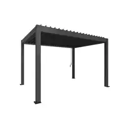 toom Baumarkt Biohort Pergola Gr. 4 x 3 dunkelgrau-metallic 404,5 x 312 cm Angebot