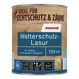 toom Baumarkt toom Wetterschutz-Lasur ebenholzfarben 750 ml Angebot