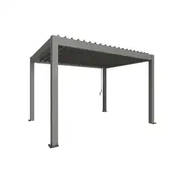 toom Baumarkt Biohort Pergola Gr. 4 x 3 quarzgrau-metallic 404,5 x 312 cm Angebot