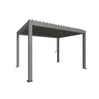 toom Baumarkt Biohort Pergola Gr. 4 x 3 quarzgrau-metallic 404,5 x 312 cm Angebot