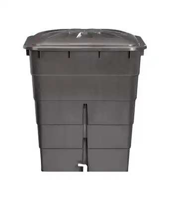 toom Baumarkt GARANTIA Regentonne 'Basic-Line' graphite grey 300 l mit Hahn Angebot