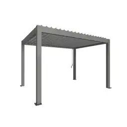 toom Baumarkt Biohort Pergola Gr. 4 x 3 quarzgrau 404,5 x 312 cm Angebot