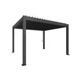 toom Baumarkt Biohort Pergola Gr. 4 x 3,5 dunkelgrau-metallic 404,5 x 367,5 cm Angebot