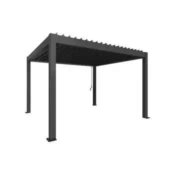 toom Baumarkt Biohort Pergola Gr. 4 x 3,5 dunkelgrau-metallic 404,5 x 367,5 cm Angebot