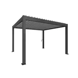 toom Baumarkt Biohort Pergola Gr. 4 x 3,5 dunkelgrau 404,5 x 367,5 cm Angebot