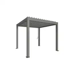 toom Baumarkt Biohort Pergola Gr. 3 quarzgrau 312 x 312 cm Angebot
