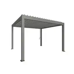 toom Baumarkt Biohort Pergola Gr. 4 x 3,5 quarzgrau 404,5 x 367,5 cm Angebot