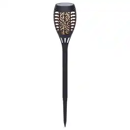 toom Baumarkt toom LED-Solarfackel-Set schwarz 43 cm, 5 Stück Angebot