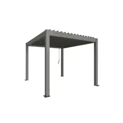 toom Baumarkt Biohort Pergola Gr. 3 quarzgrau-metallic 312 x 367,5 cm Angebot