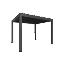 toom Baumarkt Biohort Pergola Gr. 3,5 x 3 dunkelgrau-metallic 367,5 x 312 cm Angebot
