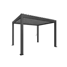 toom Baumarkt Biohort Pergola Gr. 3,5 x 3 dunkelgrau 367,5 x 312 cm Angebot