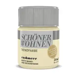 toom Baumarkt Schöner Wohnen Farbe Trendfarbe 'Cashmere' beige matt 50 ml Angebot