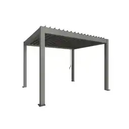 toom Baumarkt Biohort Pergola Gr. 3,5 x 3 quarzgrau-metallic 367,5 x 312 cm Angebot