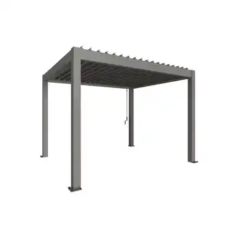 toom Baumarkt Biohort Pergola Gr. 3,5 x 3 quarzgrau-metallic 367,5 x 312 cm Angebot
