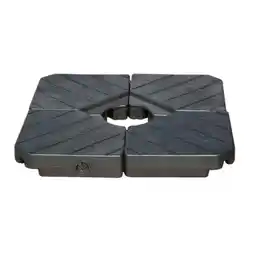 toom Baumarkt toom Schirmständerplatten Kunststoff schwarz Angebot