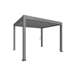 toom Baumarkt Biohort Pergola Gr. 3,5 x 3 quarzgrau 367,5 x 312 cm Angebot